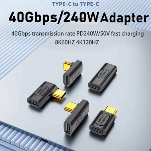 USB-C - USB-C 240W -sovitin, 40 Gbps 2