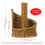 Support de rouleau de mouchoirs rond pratique avec Structure en 4