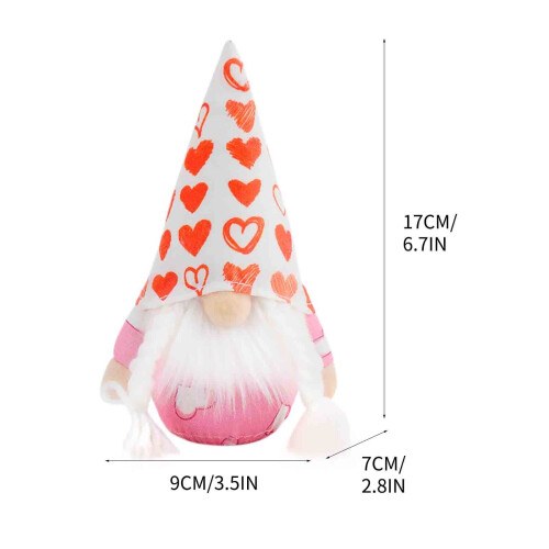 Valentine's Day Gnome Shelf Decor 1PC 2