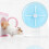 Superstille hamsterhjul, plast, 20x12x 2
