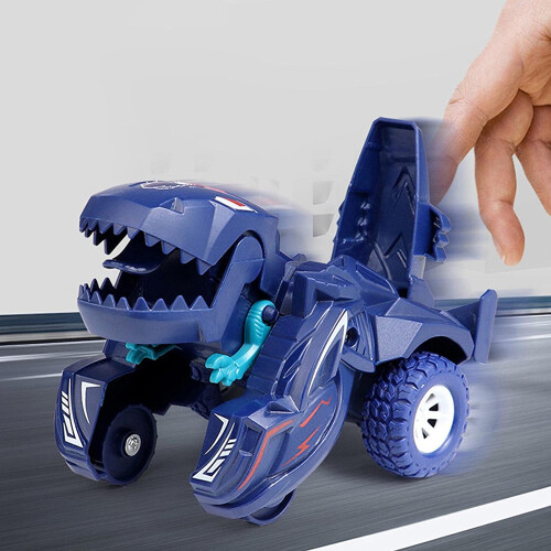 2-in-1 Dinosaurier-Transformationsauto-Spielzeug, ABS, Trägheitsantrieb 1