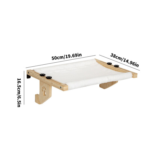 Lit hamac pour chats, peu encombrant, pour petits chats, avec 2