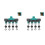 Solid 4 Port Metal Spigot Splitter Designed For-US regulations 2