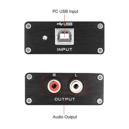 Κάρτα ήχου USB ES9018K2M HIFI Audio Decoder DAC, υποστηρίζει 32Bit 384KHz, συμβατή με ενισχυτή ισχύος 2