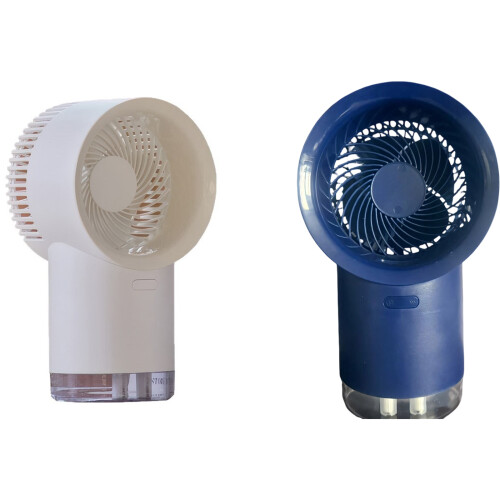 Kleiner Handventilator mit Eisfunktion, 3 einstellbare-Blau 1