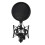 Professional Microphone Shock Mount with Shield Articulating Head Holder Stand Bracket compatible with Studio 2