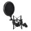 Professional Microphone Shock Mount with Shield Articulating Head Holder Stand Bracket compatible with Studio 4