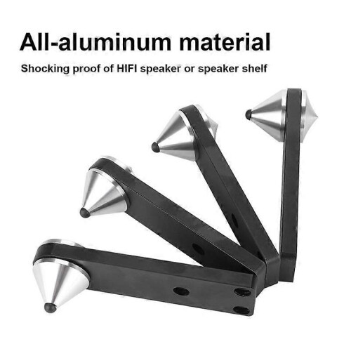 4PCS Subwoofer Shockproof Spike Bracket Combined Speaker Foot 2