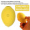 Little Lemon Shaped Handheld Massager Waterproof 12 Intensity Modes Quiet 2