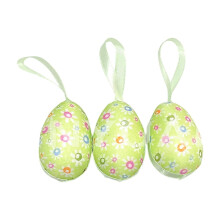 Easter Eggs Hanging Ornaments Plastic 3 pcs Mint Green