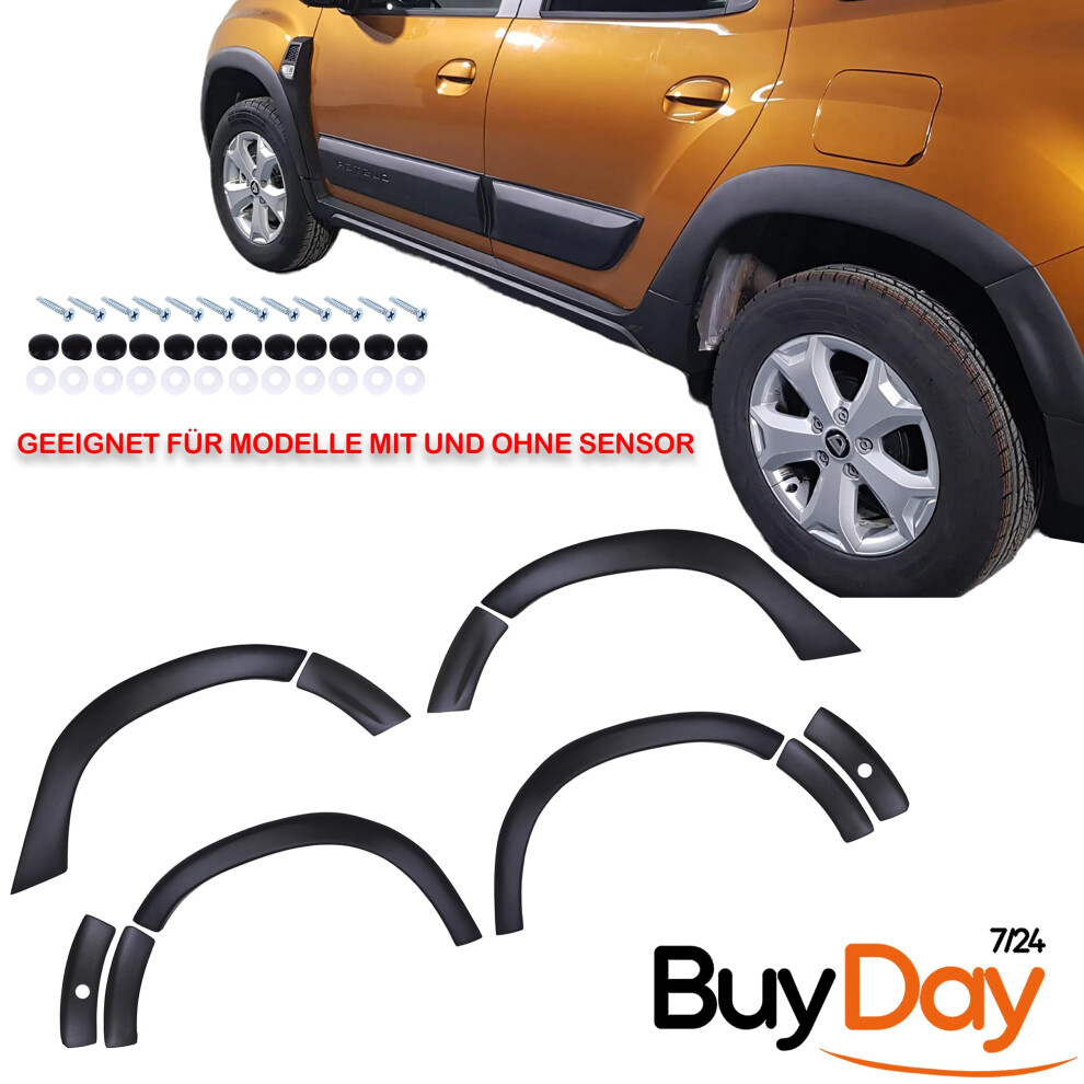 Wheel Arch Trims Set Abs Fender Flares For Dacia Duster 18-24 769152632216