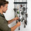 Spacious Wall Mounted Fishing Rod Holder accommodates Various 4
