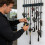 Spacious Wall Mounted Fishing Rod Holder accommodates Various 6