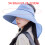 Multi Color Adjustable Outdoor Bucket Hat Lightweight-Navy blue 4