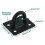 Pad Eye Plate U Hooks Heavy Duty Wall Mount Ring Hooks Marine Hanging Hardware Staple Hook Loop 3