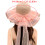 Lovely Double Layer Sun Hat with Lace Ruffle-Milky white 4