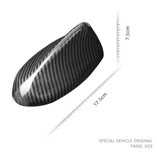Antennenabdeckung aus echtem Carbonfaser-Dachspinnenmaterial, kompatibel mit Stelvio 2