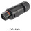 Solar PV Connector Plug, Waterproof IP68 4000V 40A, compatible with Solar PV System Panel Parallel Protection Kit 3