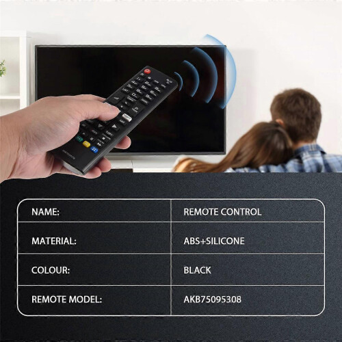 Universal Replacement Remote Control compatible with SMART TV AKB75095308 2