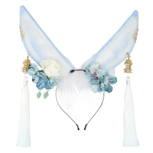 User Friendly Soft Rabbit Ears Headwear Ideal For-cold lamp BL