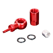 Precisions Machined Brake Hose Connectors Suitable for-Red