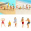 Beachvolleyball-Figur, Modell, Dioramen, Requisiten,-1024 3