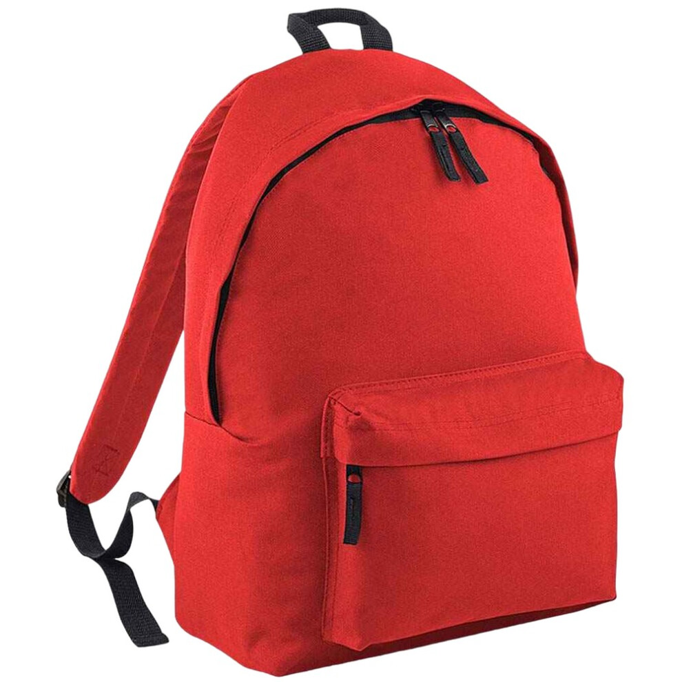 Bagbase (One Size, Bright ) Original Plain Backpack Red