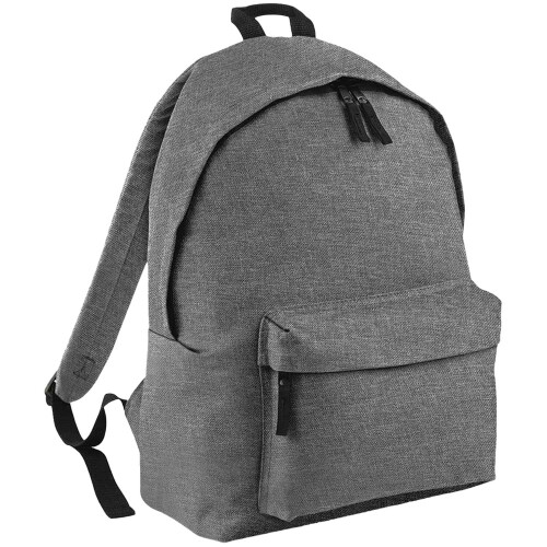 BagBase (One Size, Grey Marl) Bagbase Original Plain Backpack