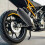 38Mm Universal Motorcycle Exhaust Muffler Pipe, compatible with 125Cc 150Cc 3