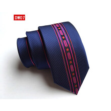 Cravatta da uomo slim fit in jacquard floreale, 6 cm