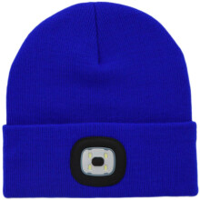 LED Beanie Hat for Kids, USB Rechargeable Headlamp Cap, One