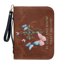 Funda para Biblia de piel sintética para hombres y mujeres – Grande