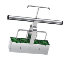 Comfortable Stainless Steel Manual Soil Press Tool With Extended