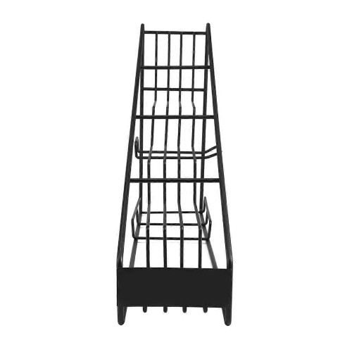 4 Bottle Wire Display Rack Multifunction Syrup Coffee Storage Rack for Milk Tea Cup 2