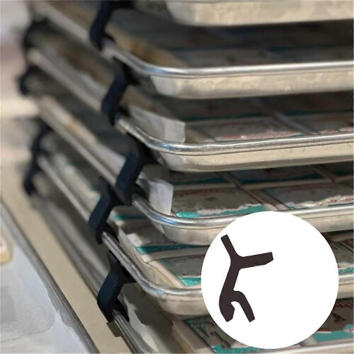 Reusable Oven Cookie Sheet Stacking Clips Cookie Tray Stacking Clips 2