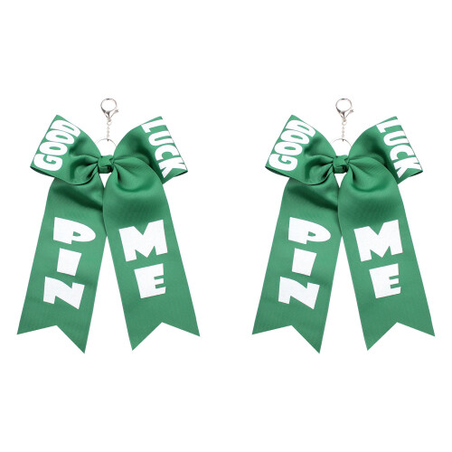 2 stuks extra lange Cheer Squad sleutelaccessoires-donkergroen