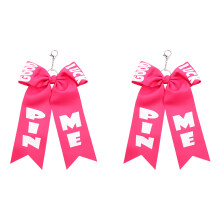 Paar cheerleadingaccessoires, sleutelhangers, trendy-Donkerroze