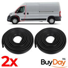 2 Pcs Set Front Door Rubber Seal For Renault Ducato Boxer Jumper 07-17 1336874080