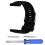 Silicone Replacement Wrist Strap for Suunto Traverse-Black 3