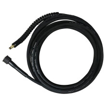 Erbauer High Pressure Washer Hose Replacement Black Steel Reinforced PVC 10m