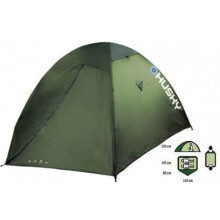Tienda - HUSKY - Sawaj 2 - 2 plazas - Impermeabilidad 5000 mm - Verde