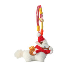 Schlüsselanhänger mit weichem Pferd, Taschenanhänger für-3
