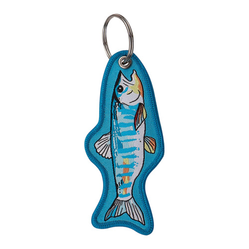 Creatieve sleutelhanger met vispatroon, perfect om-NR89