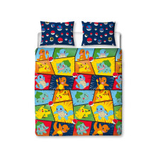 Pokemon Retro Duvet Cover and Pillowcase Set - Double