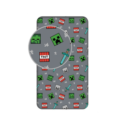 Minecraft Minecraft We Got This Single Fitted Sheet
