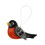 Felt Bird Ornament Christmas Tree Decoration Orange 3
