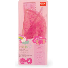 Legami You Rule! Geometry Set Ruler Square Unicorn