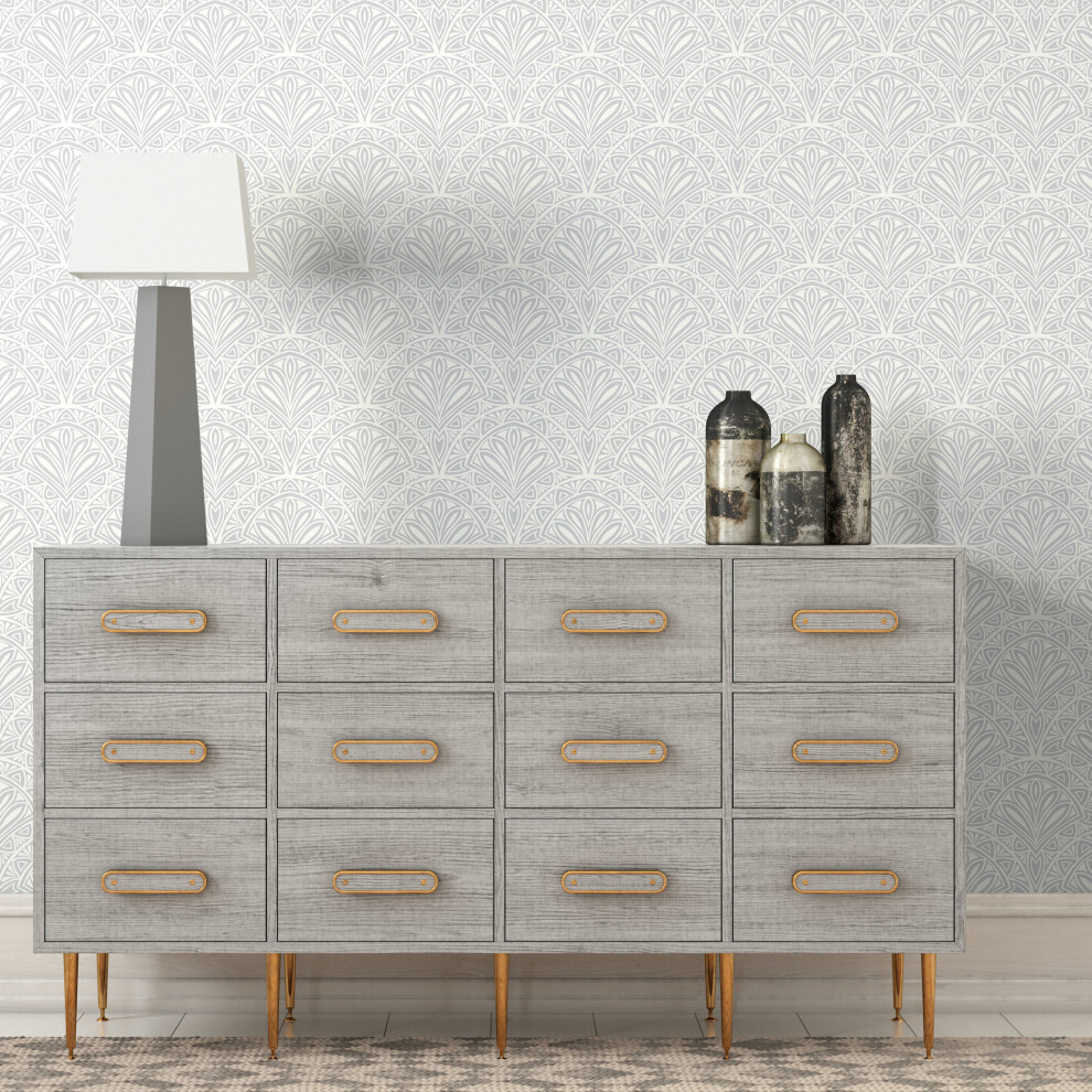 Deco Fan - Grey 10M Wallpaper 754003214642