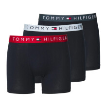 (Red Sky Blue Mil Denim, S) Tommy Hilfiger Mens Underwear 3Pack TH Original