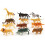 12 stk. realistiske jungeldyrfigurer 3